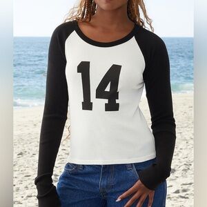 John Galt Bella 14 Raglan Long Sleeve T-shirt